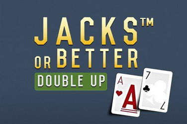Jacks or better double up game